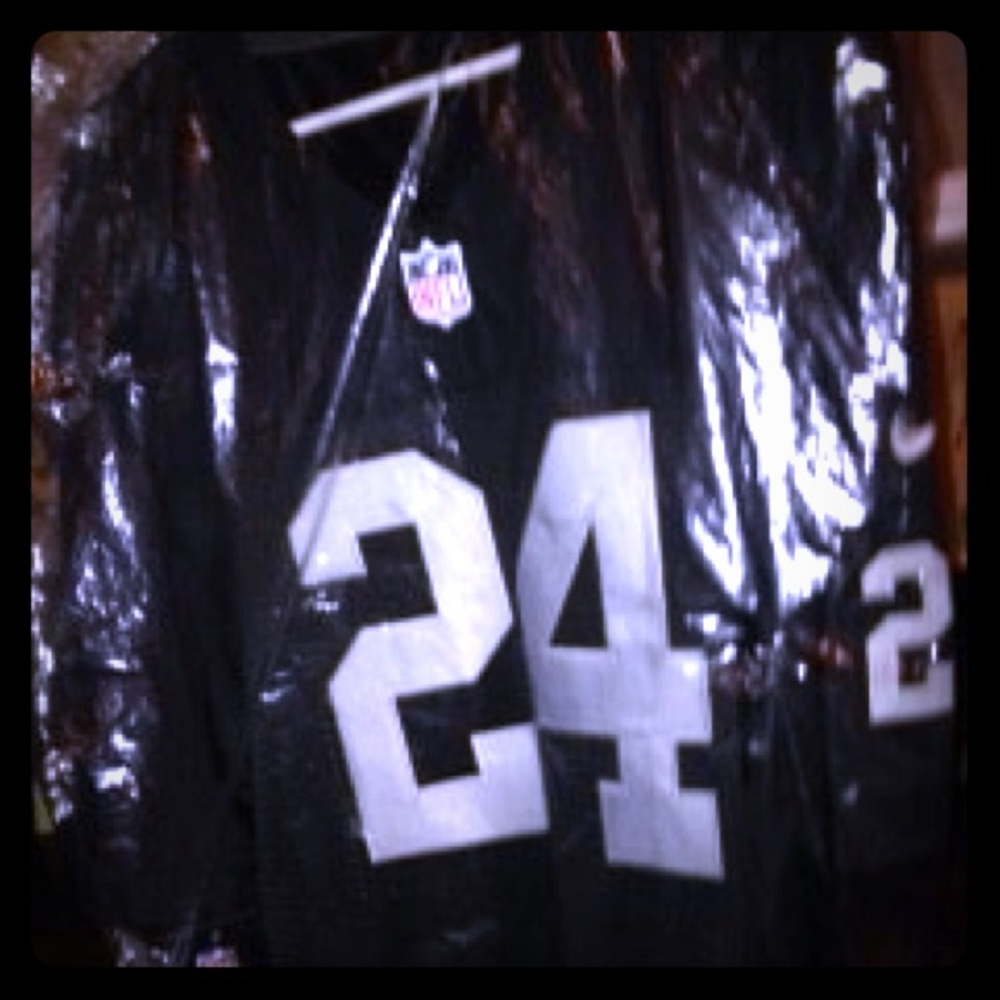 NWT - RAIDERS CHARLES WOODSON NIKE NFL JERSEY